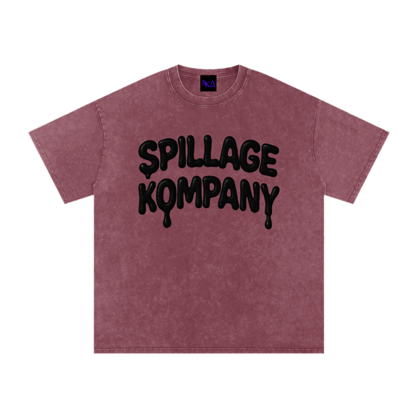 COLORFUL SPILLAGE TEE
