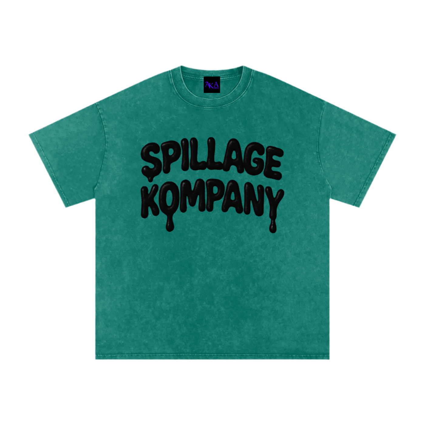 COLORFUL SPILLAGE TEE