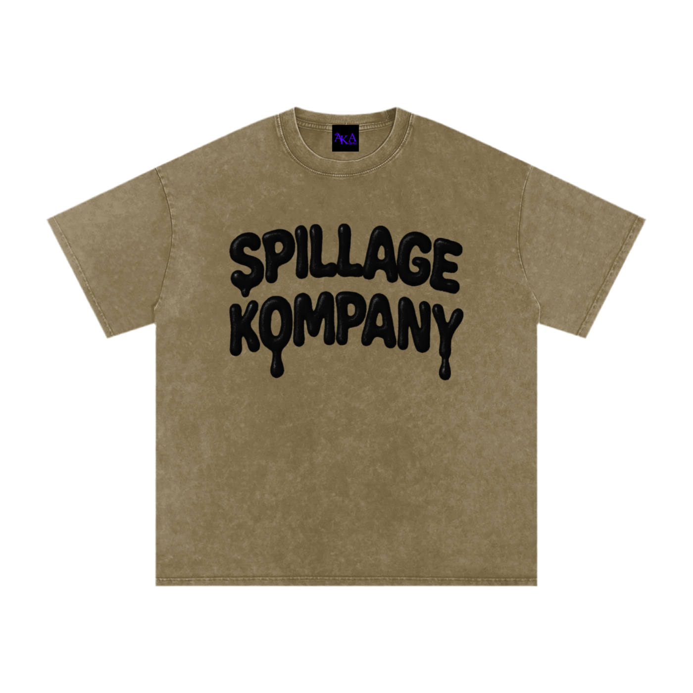 COLORFUL SPILLAGE TEE
