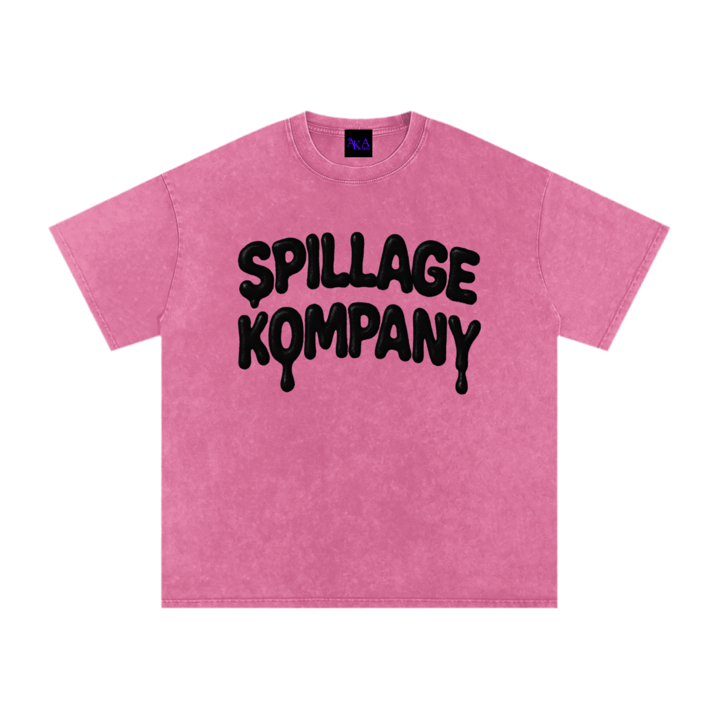 COLORFUL SPILLAGE TEE