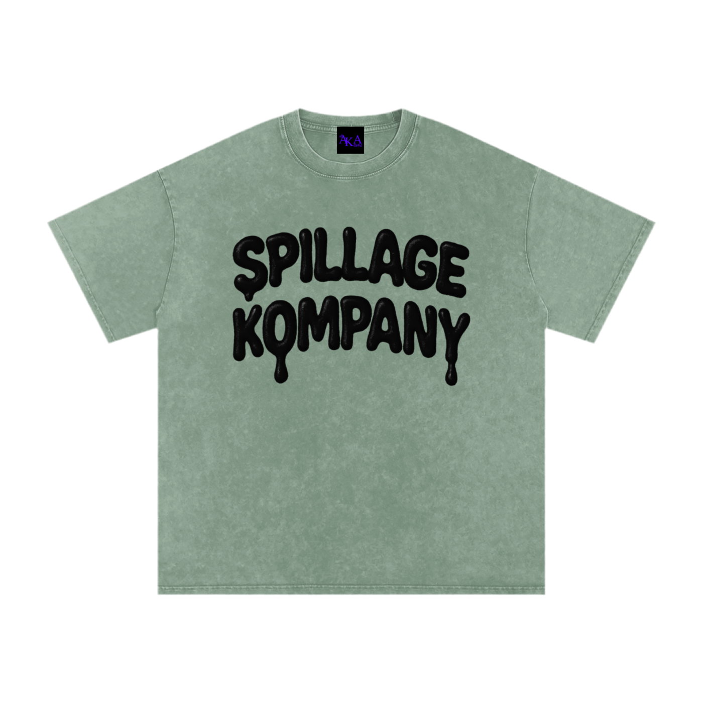 COLORFUL SPILLAGE TEE