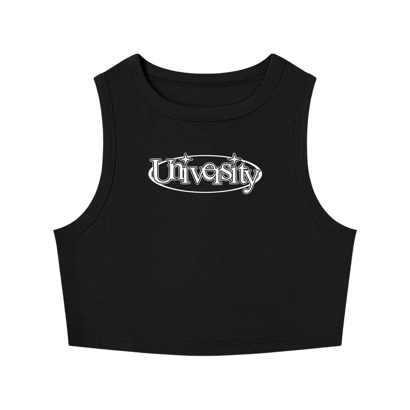 UNIVERSITY CROPPED TANK