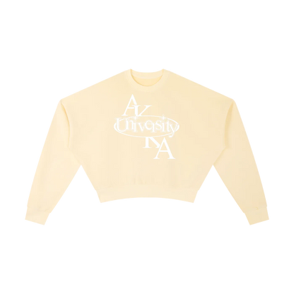 UNIVERSITY CROPPED SWEATSHIRT