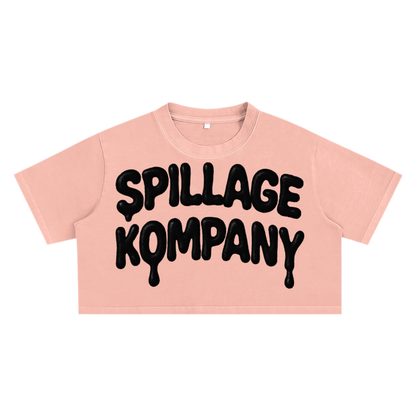 COLORFUL SPILLAGE CROP TOP
