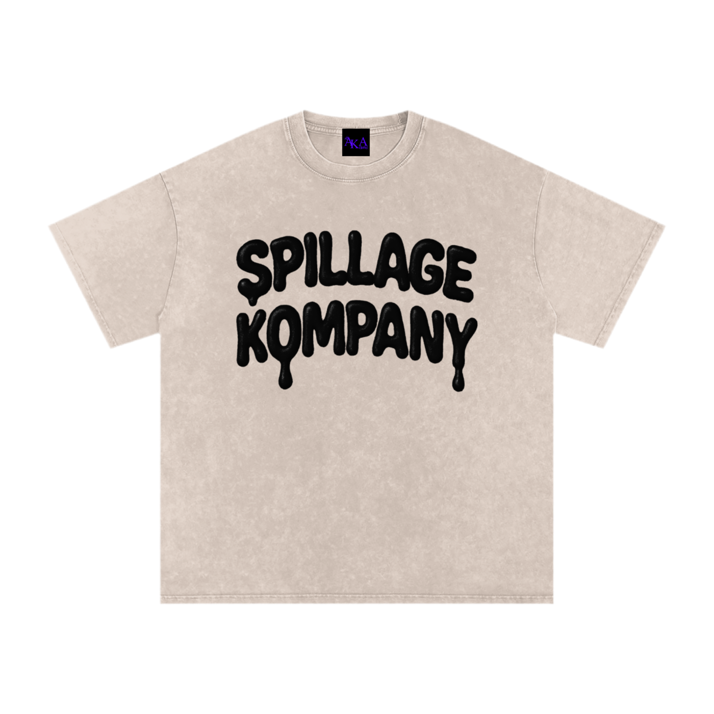 COLORFUL SPILLAGE TEE