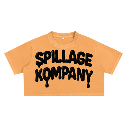 COLORFUL SPILLAGE CROP TOP