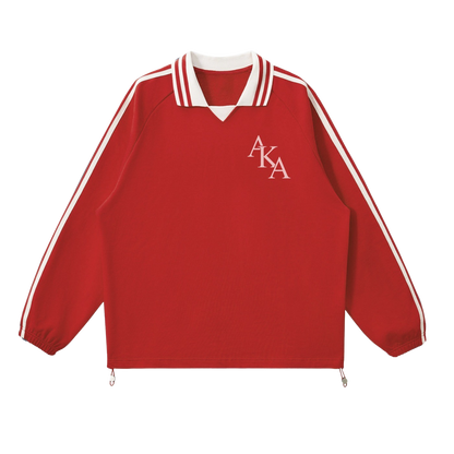 UNIVERSITY COLLARD SWEATSHIRT