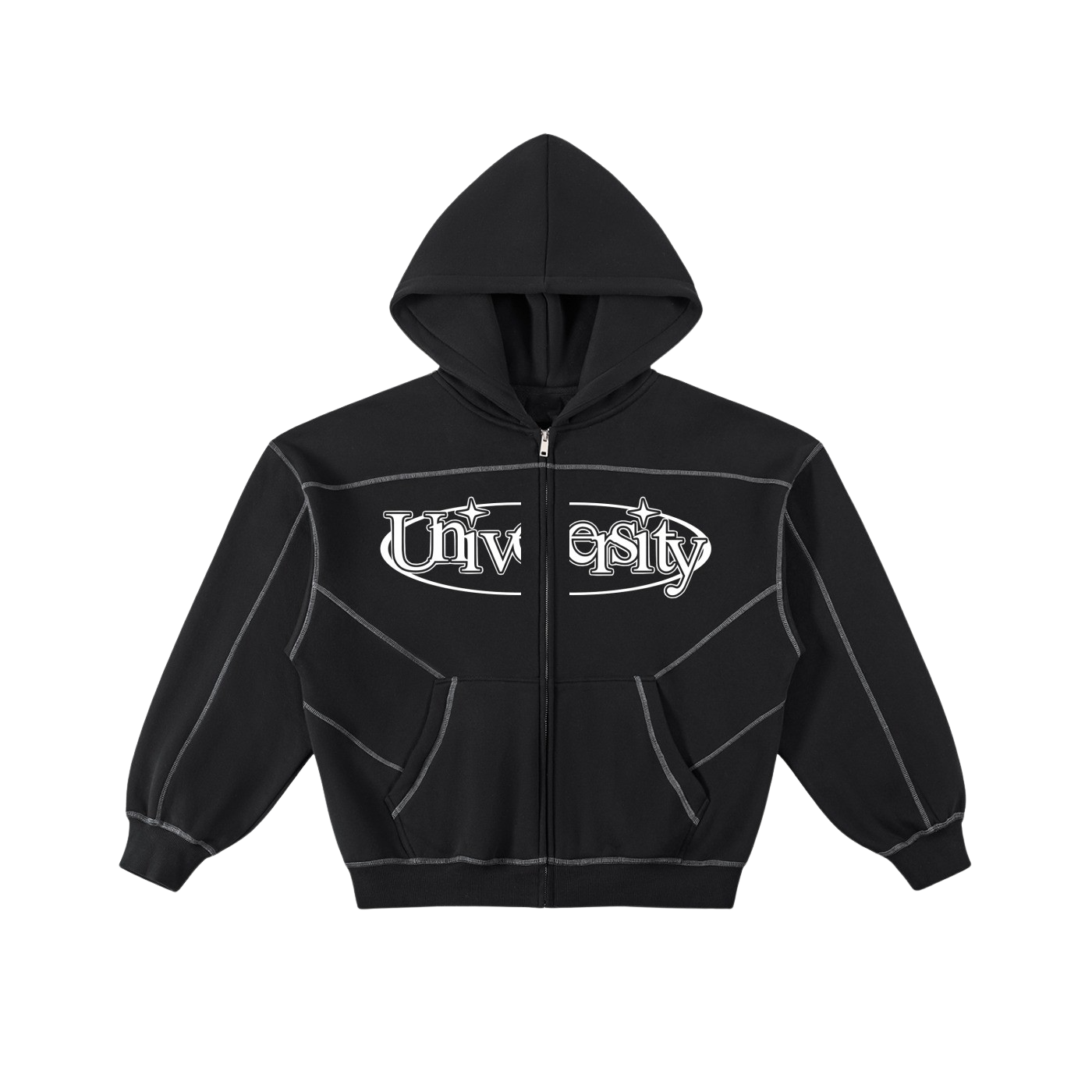 UNIVERSITY LINED HOODIE