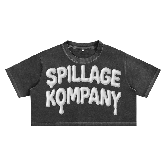 SPILLED MILK CROP TOP